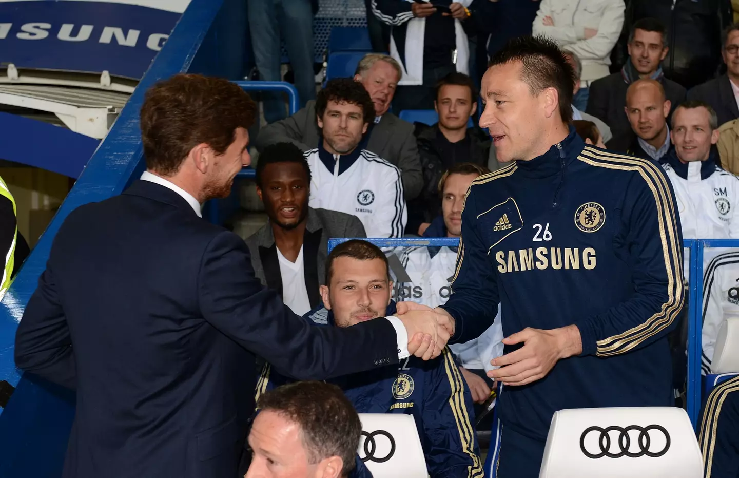 Terry and Villas-Boas together. (