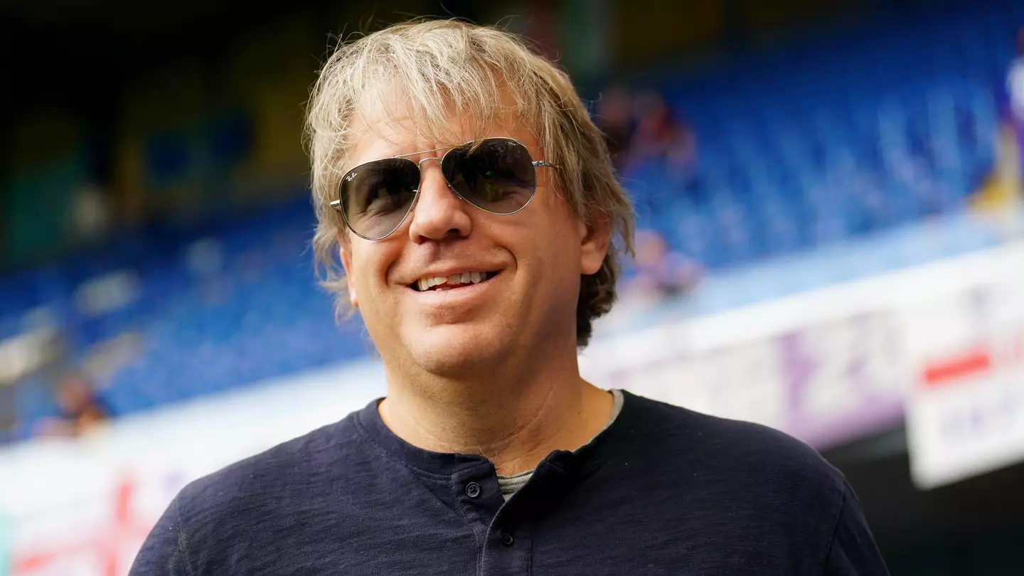 Todd Boehly, part of the consortium that owns Chelsea, at Stamford Bridge. (Alamy)