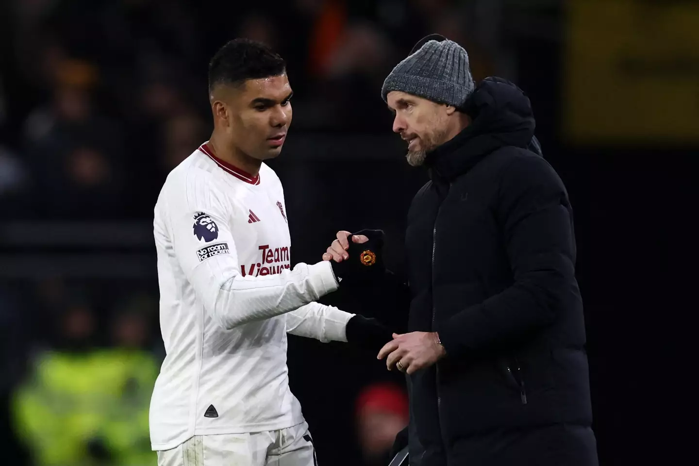 Casemiro playing Manchester United. (Image