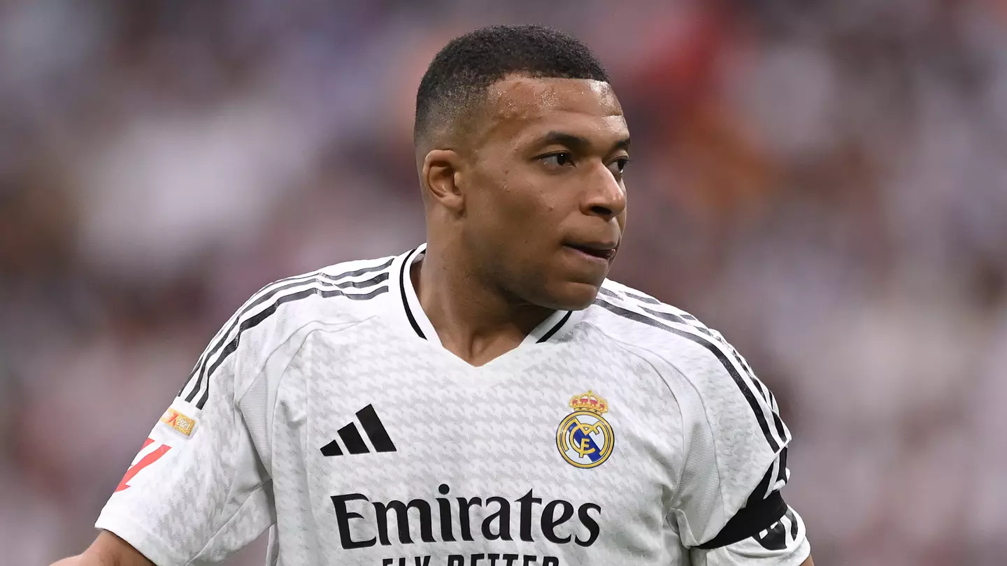Real Madrid star Kylian Mbappe pictured (Image: Getty)