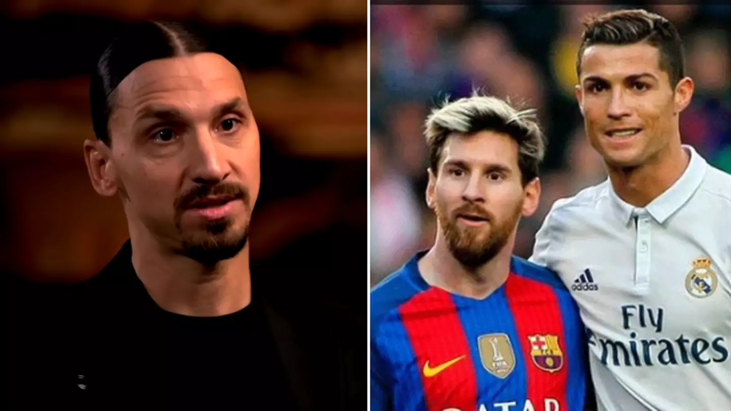 Zlatan Ibrahimovic didn't hesitate when asked to pick between Cristiano Ronaldo and Lionel Messi in the GOAT debate