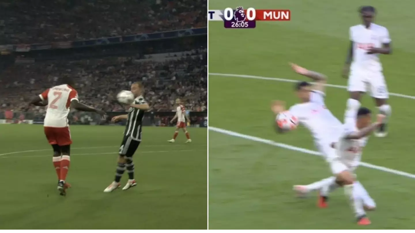 Fans are all making same Tottenham comparison after Bayern Munich awarded controversial penalty against Man Utd