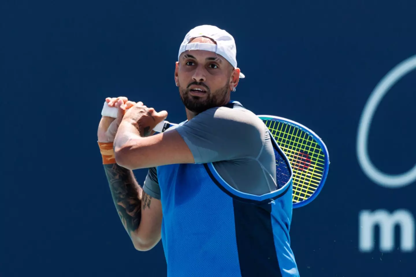 Nick Kyrgios has promised he will take the Battle of the Sexes match against Sabalenka seriously. (Image: Frey/TPN/Getty Images)