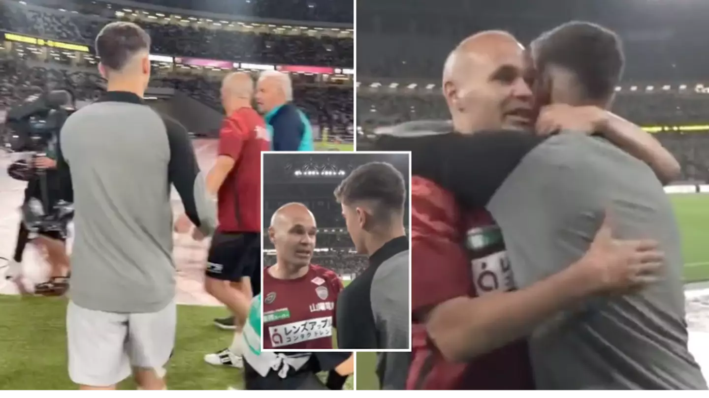 Andres Iniesta was desperate to get Gavi's shirt, even before friendly in Japan