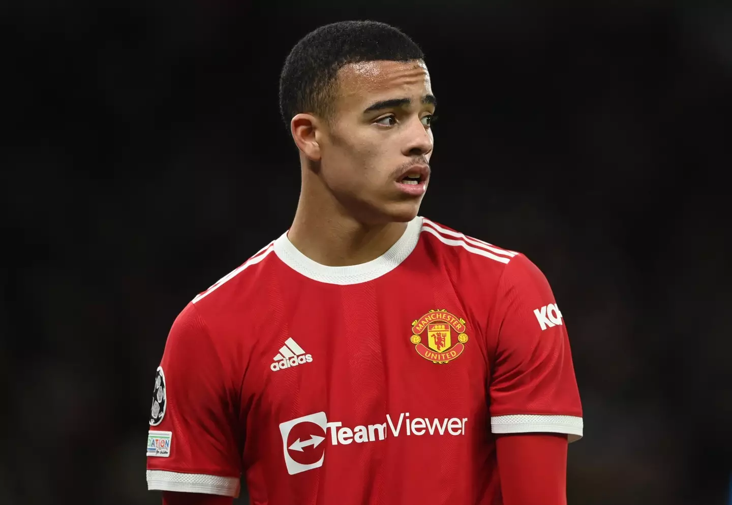 Mason Greenwood with Manchester United in 2021.