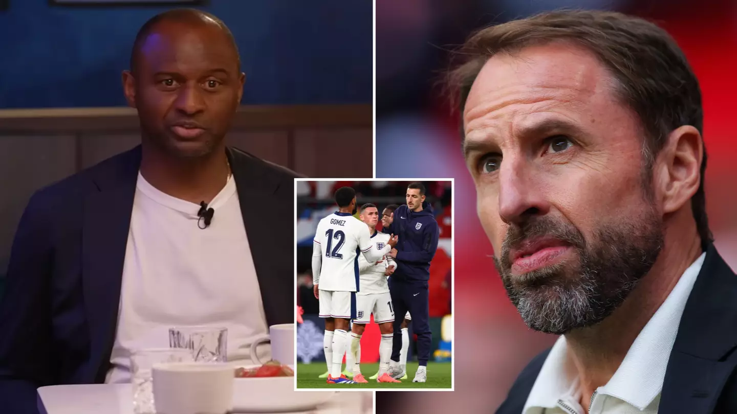 Patrick Vieira names the three England players who are most important for Gareth Southgate's side at Euro 2024