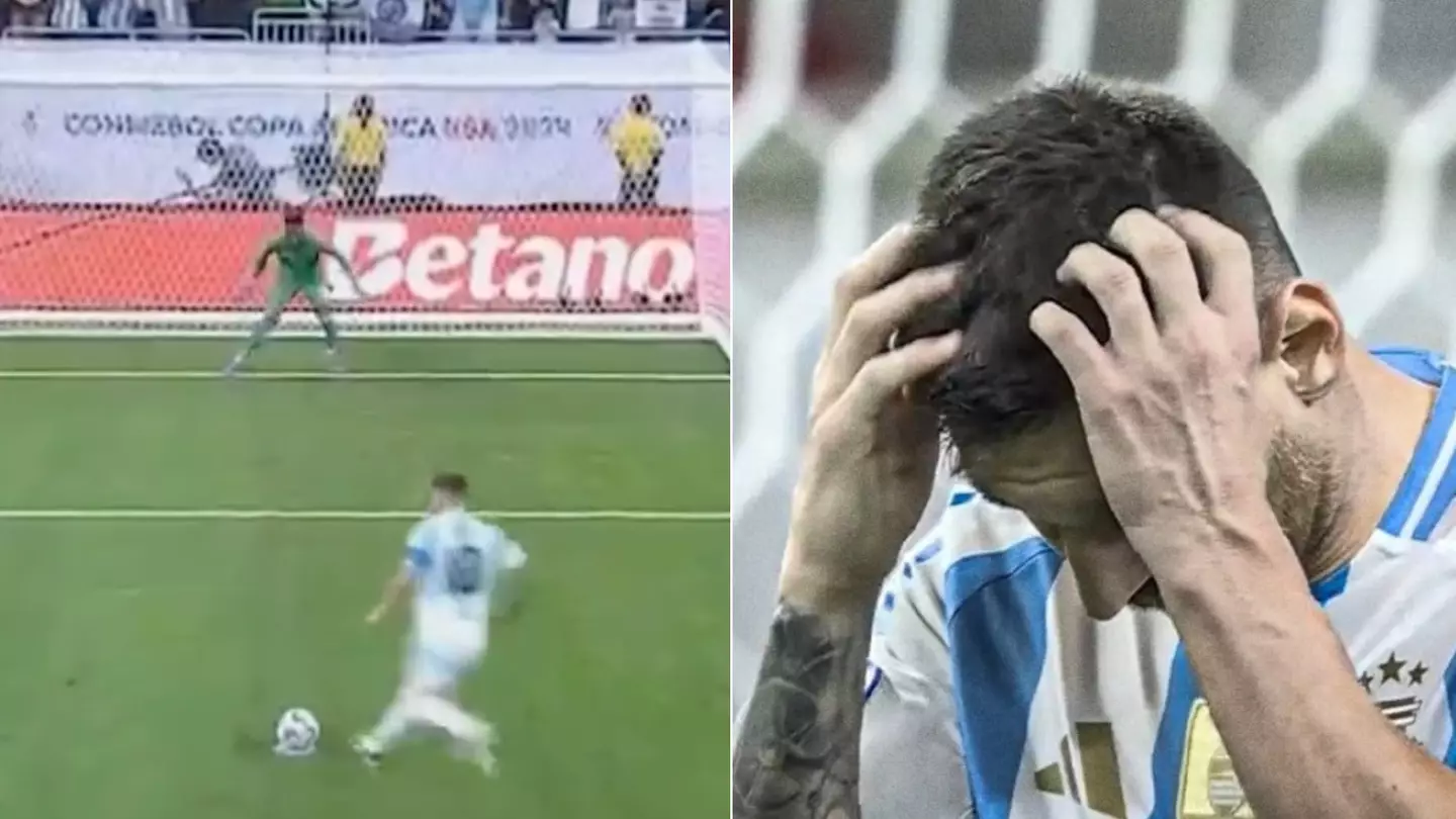 Lionel Messi completely messes up Panenka penalty during Argentina's shootout against Ecuador