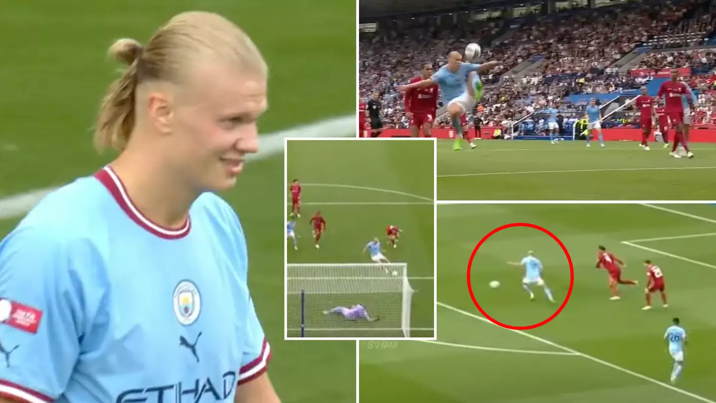 A Compilation Of Erling Haaland's Worrying Performance vs Liverpool Has Gone Viral