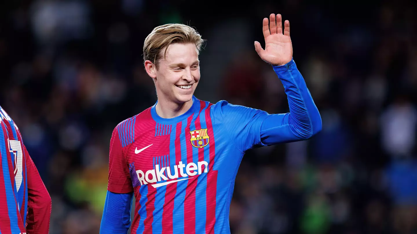 Frenkie de Jong in action for FC Barcelona. (ALamy)