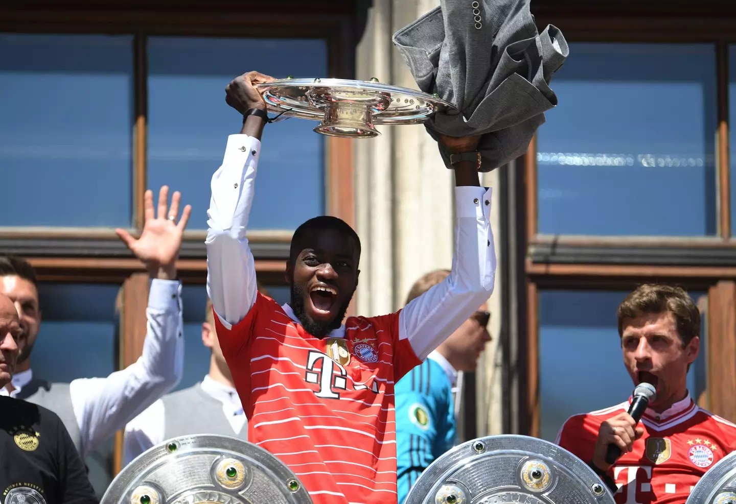 Dayot Upamecano won the Bundesliga at Bayern Munich last season. (Alamy)