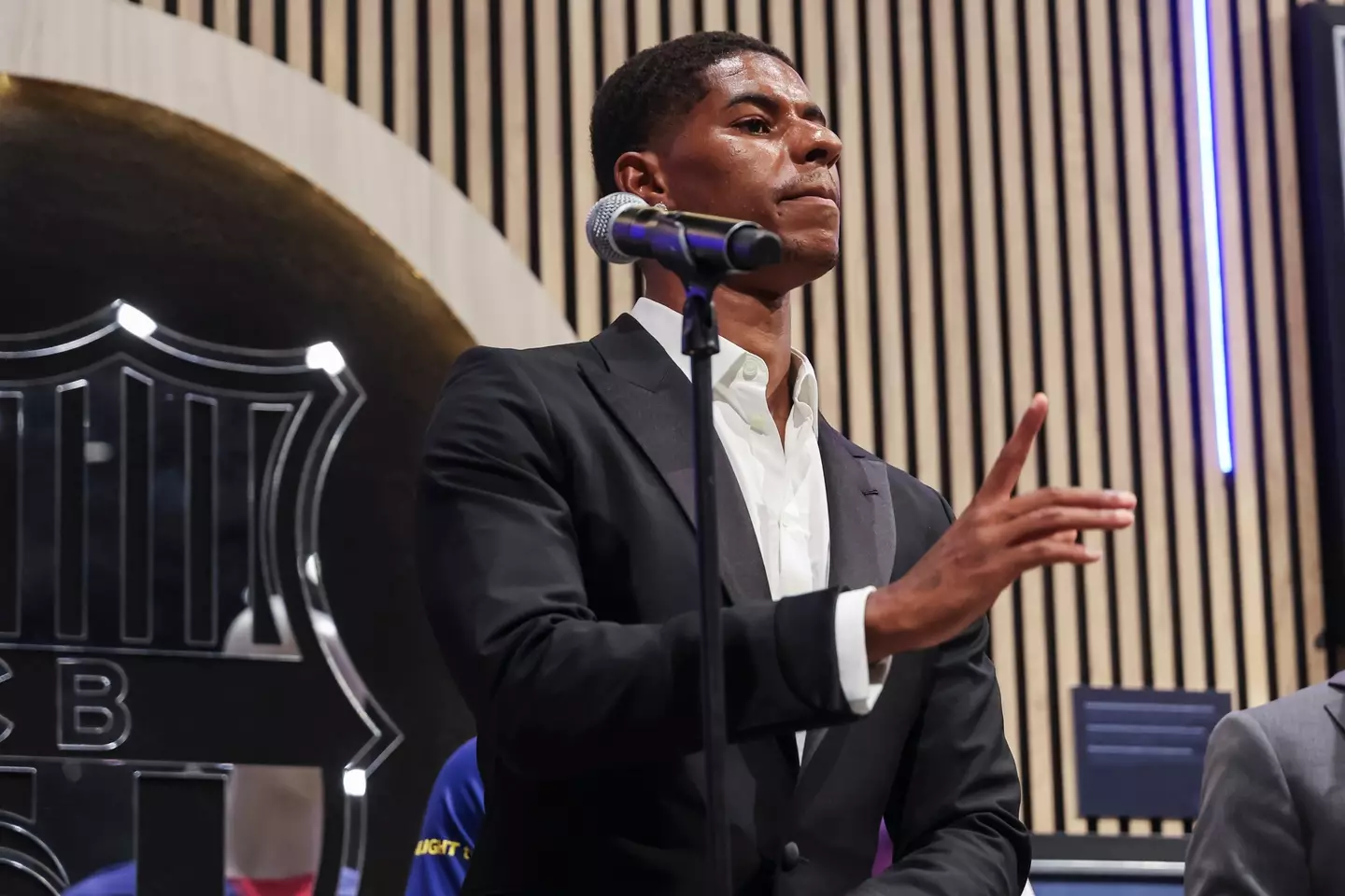 Marcus Rashford could make his Barcelona debut on Sunday. Image: Getty