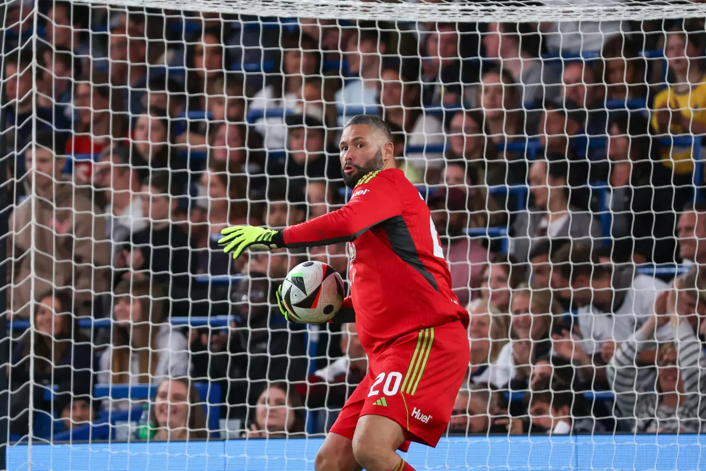 Tony Bellew played in goal for World XI last year. Image: Getty