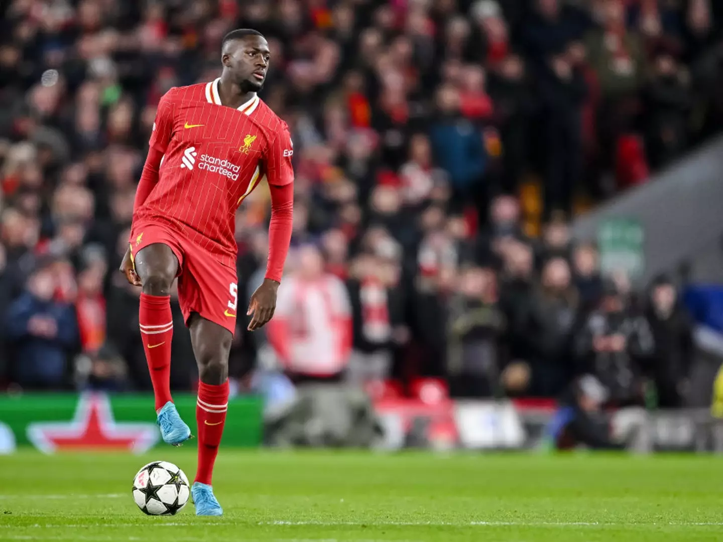Ibrahima Konate sustained an injury against Real Madrid (Credit:Getty)