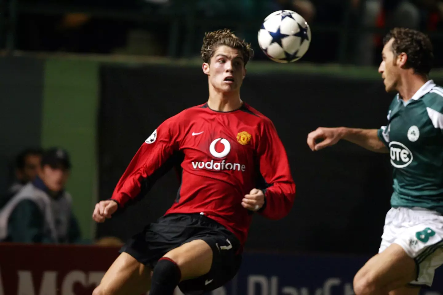 Ronaldo wasn't grown up when he first moved to United. Image: PA Images