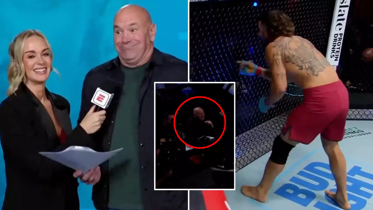 Dana White immediately hands UFC contract to fighter after hearing him say one thing in the Octagon