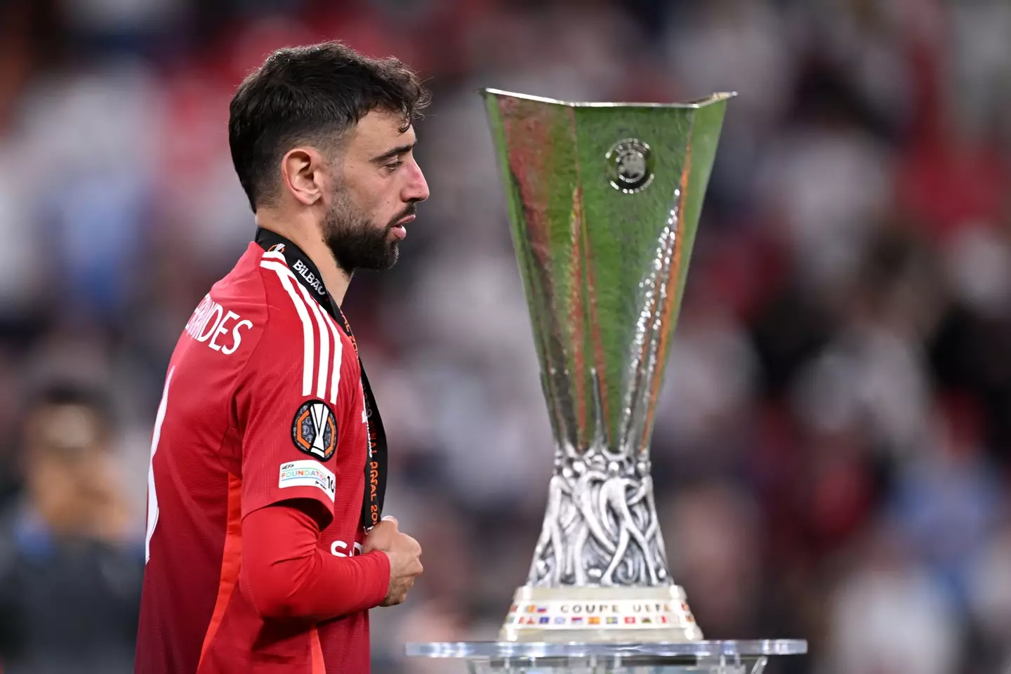 Bruno Fernandes could be sold this summer. Image: Getty