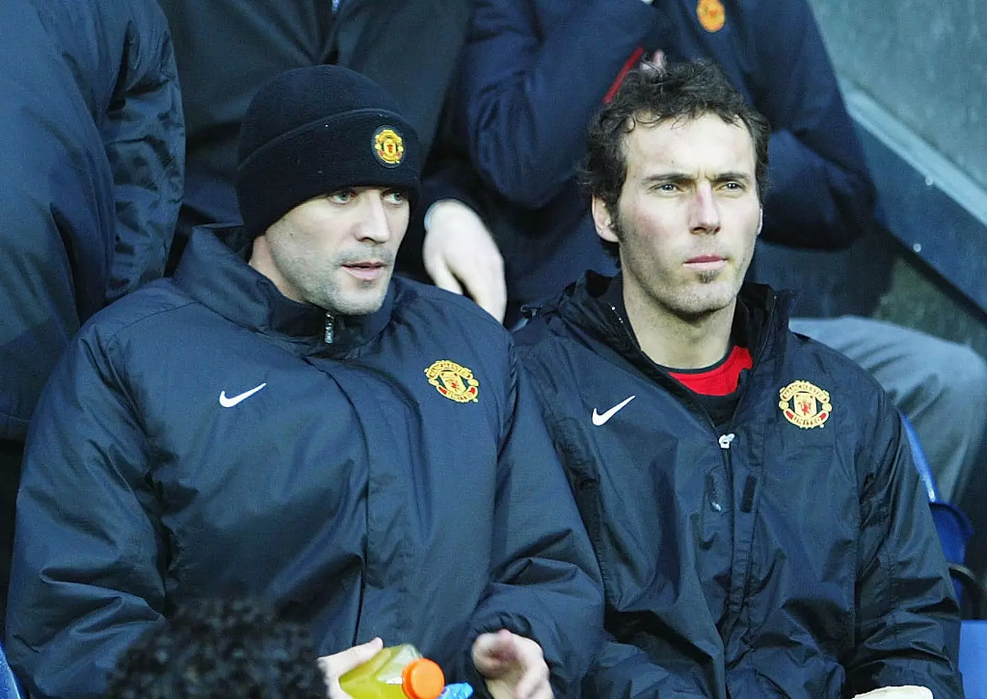 Roy Keane and Laurent Blanc (Credit:Getty)