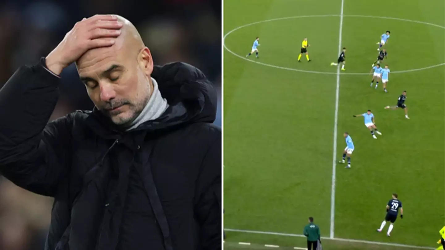 Man City fans identify the exact moment Pep Guardiola bottled their 3-0 lead against Feyenoord with baffling decision