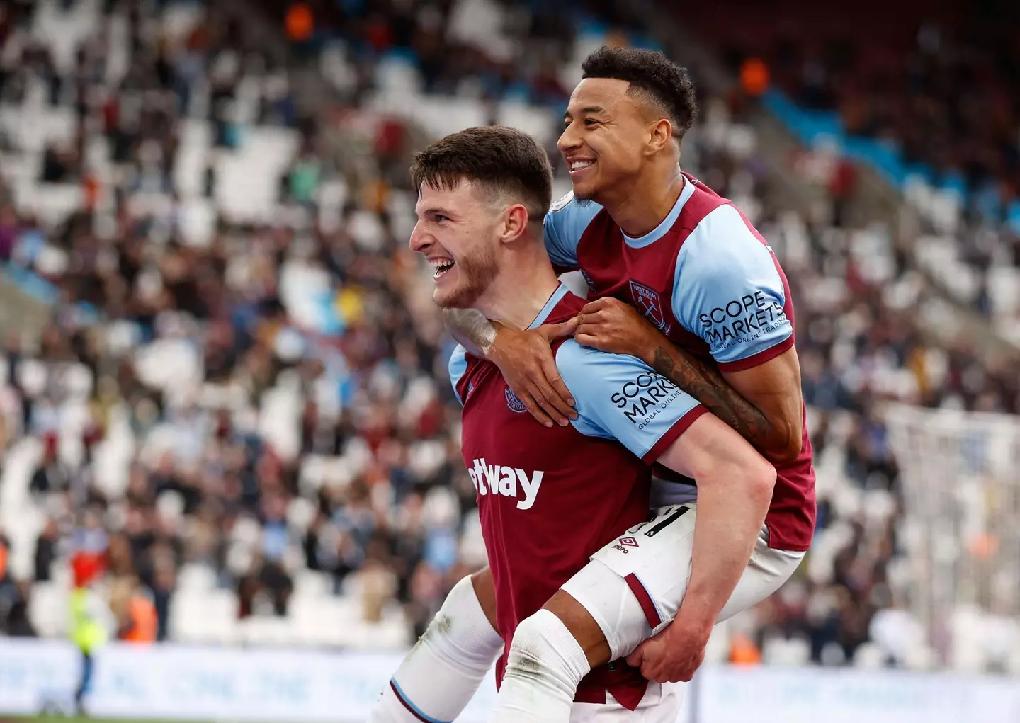 Lingard had a great time at West Ham the first time. Image: PA Images
