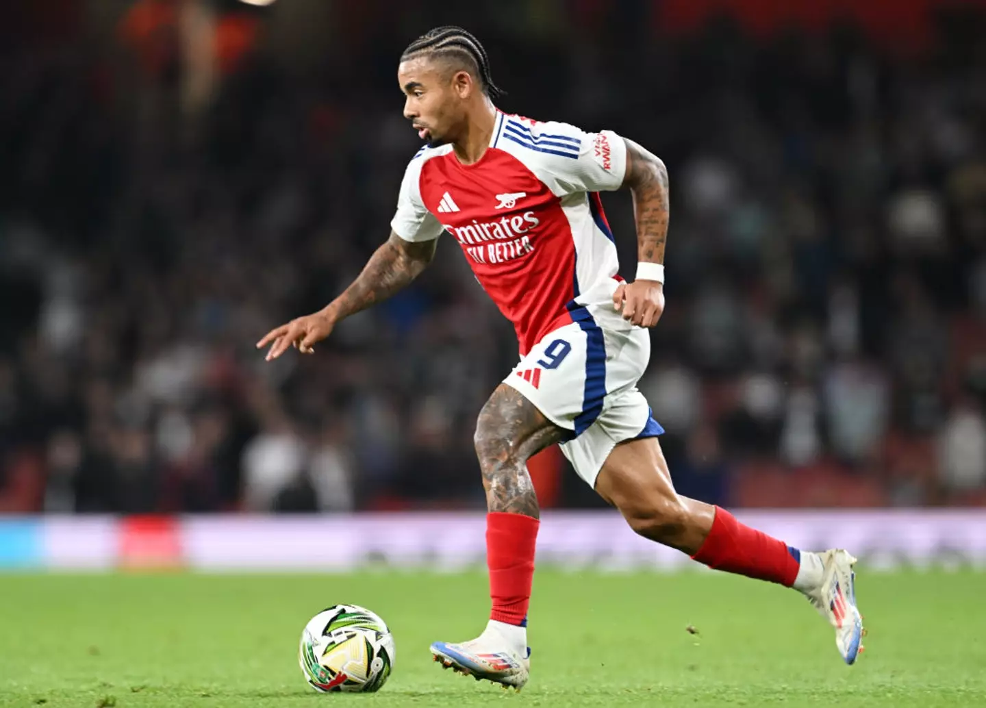 Arsenal forward Gabriel Jesus pictured -