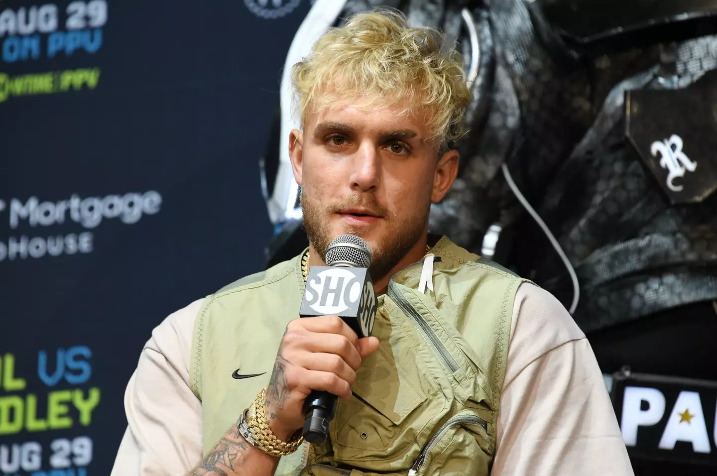 Jake Paul will instead fight Tyron Woodley in a rematch on December 18 (Image credit: PA)