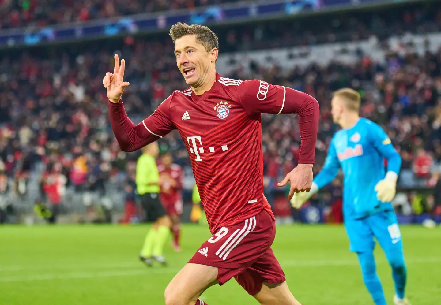 Lewandowski must be in the running again. Image: PA Images