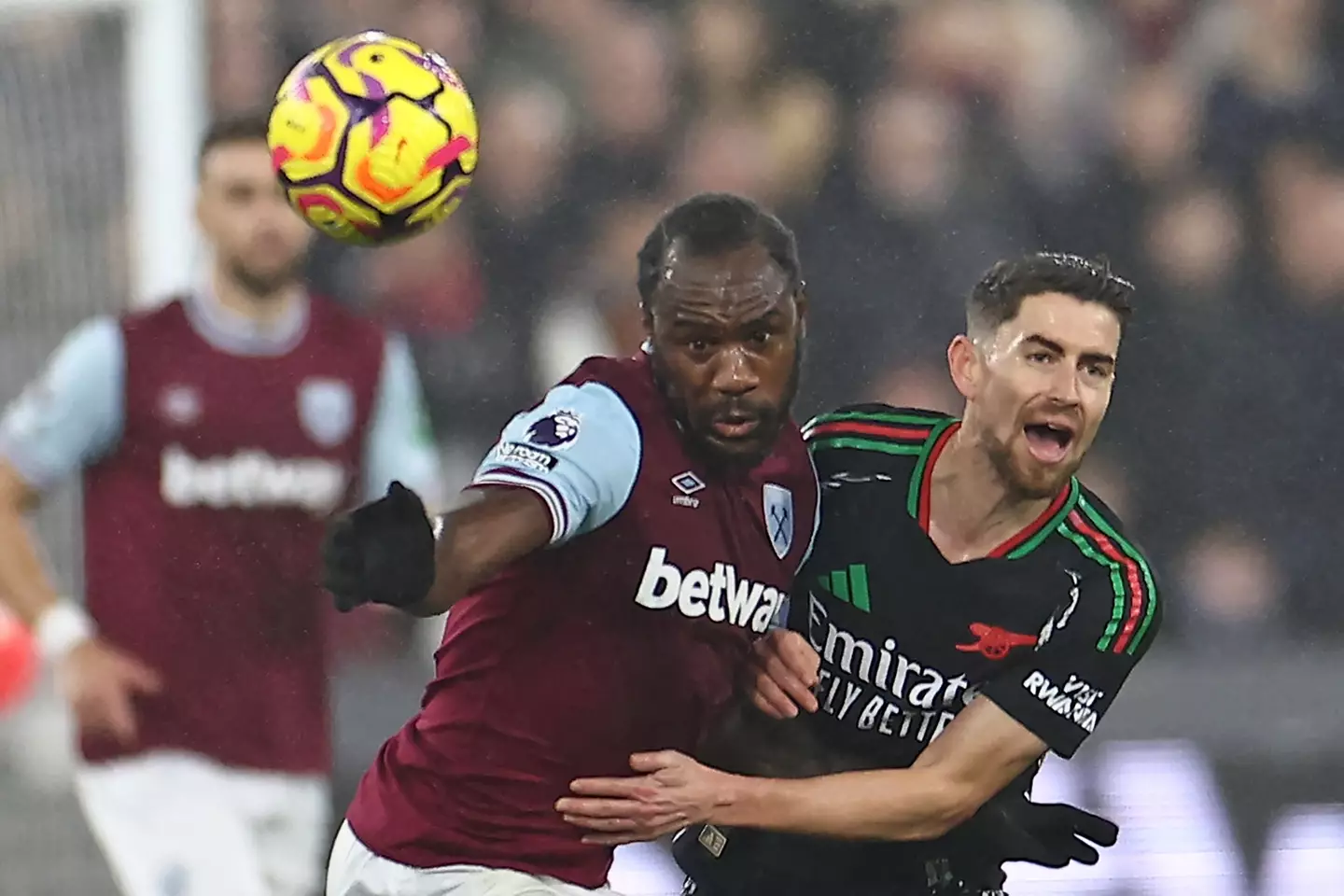 Michail Antonio was involved in a horrific car crash on Saturday. Image: Getty