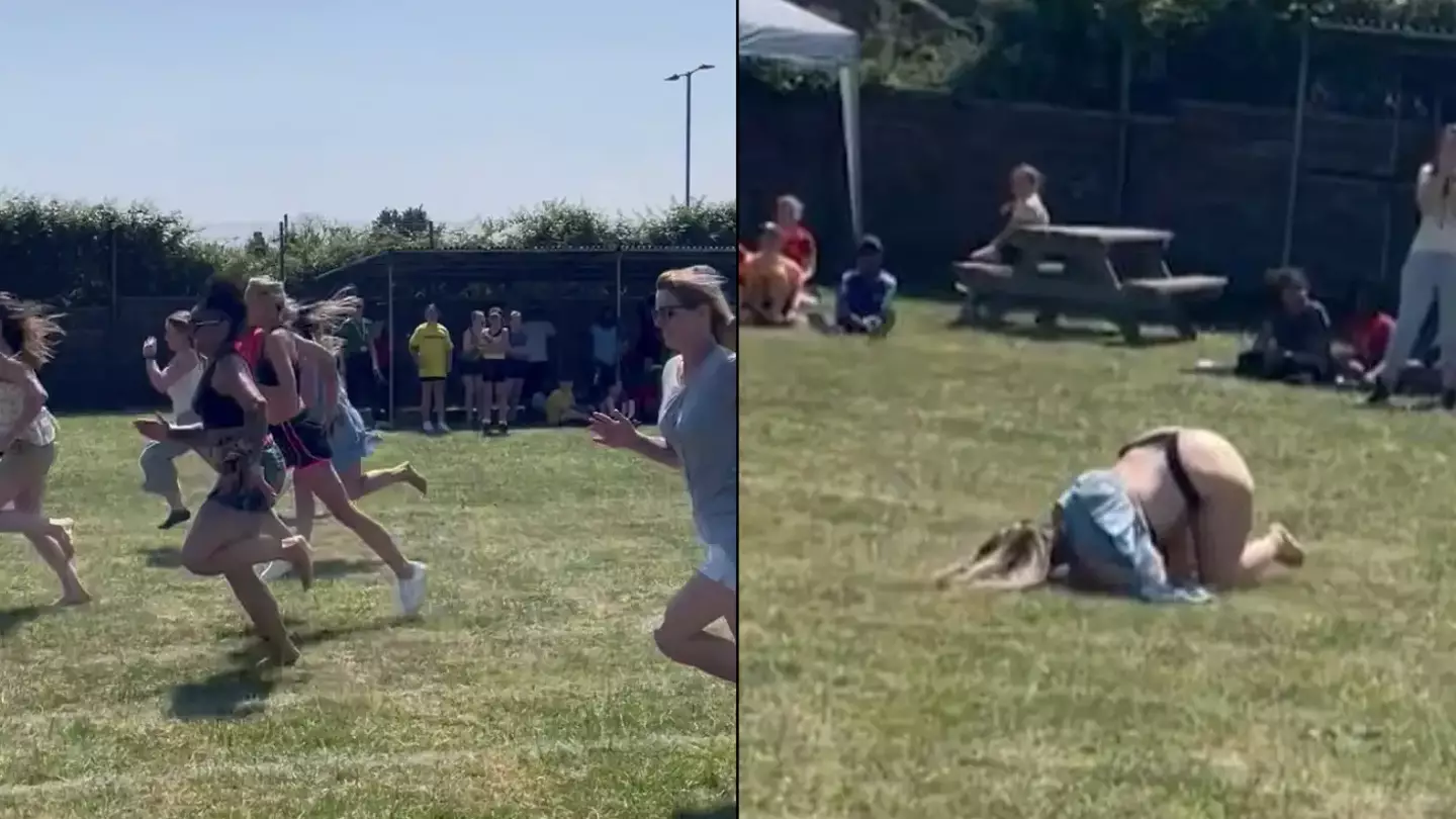 Mum Faceplants During Parents' Race At Sports Day And Moons The Entire Crowd