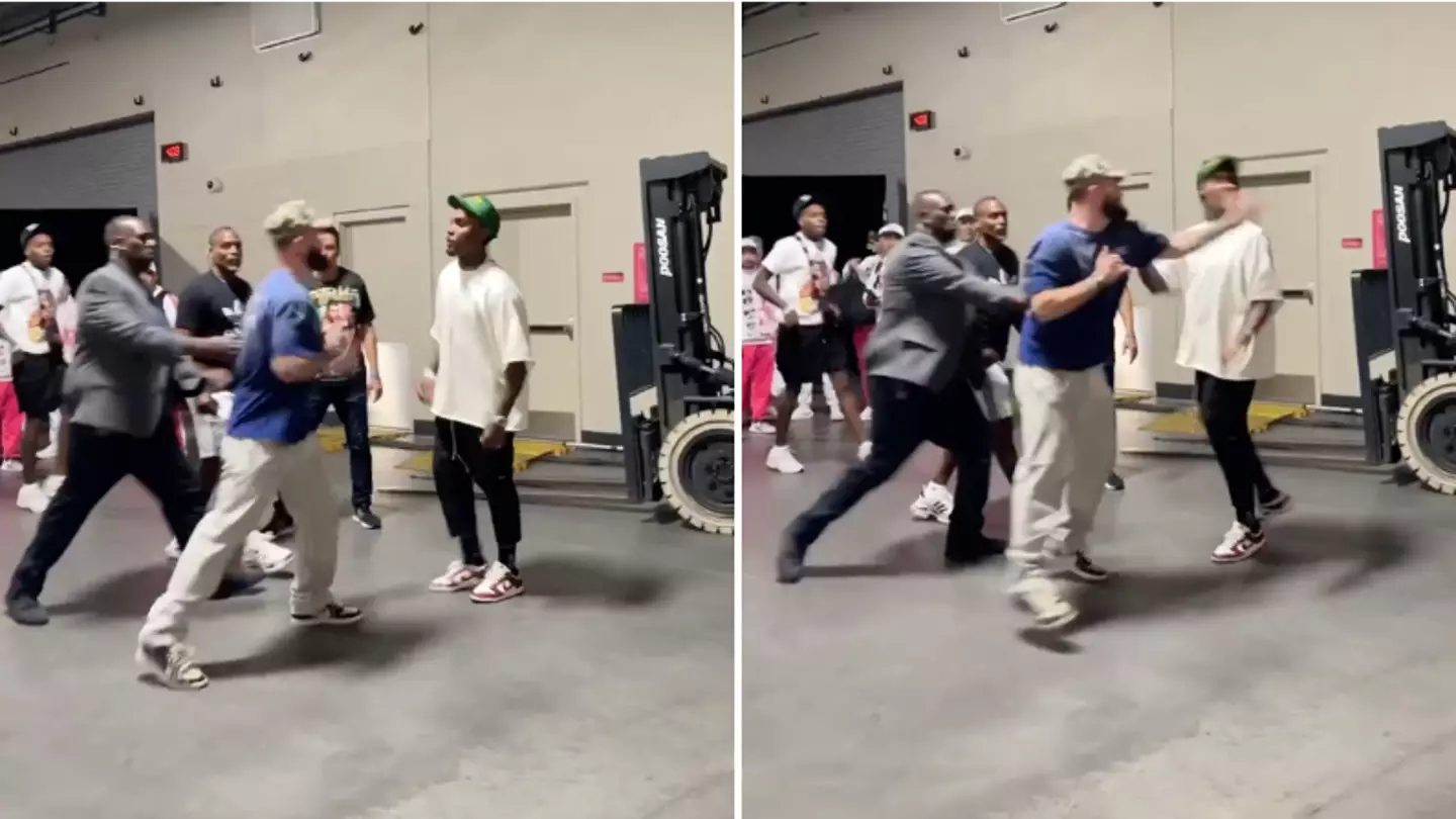Shocking video shows Caleb Plant HITTING Jermall Charlo in backstage incident
