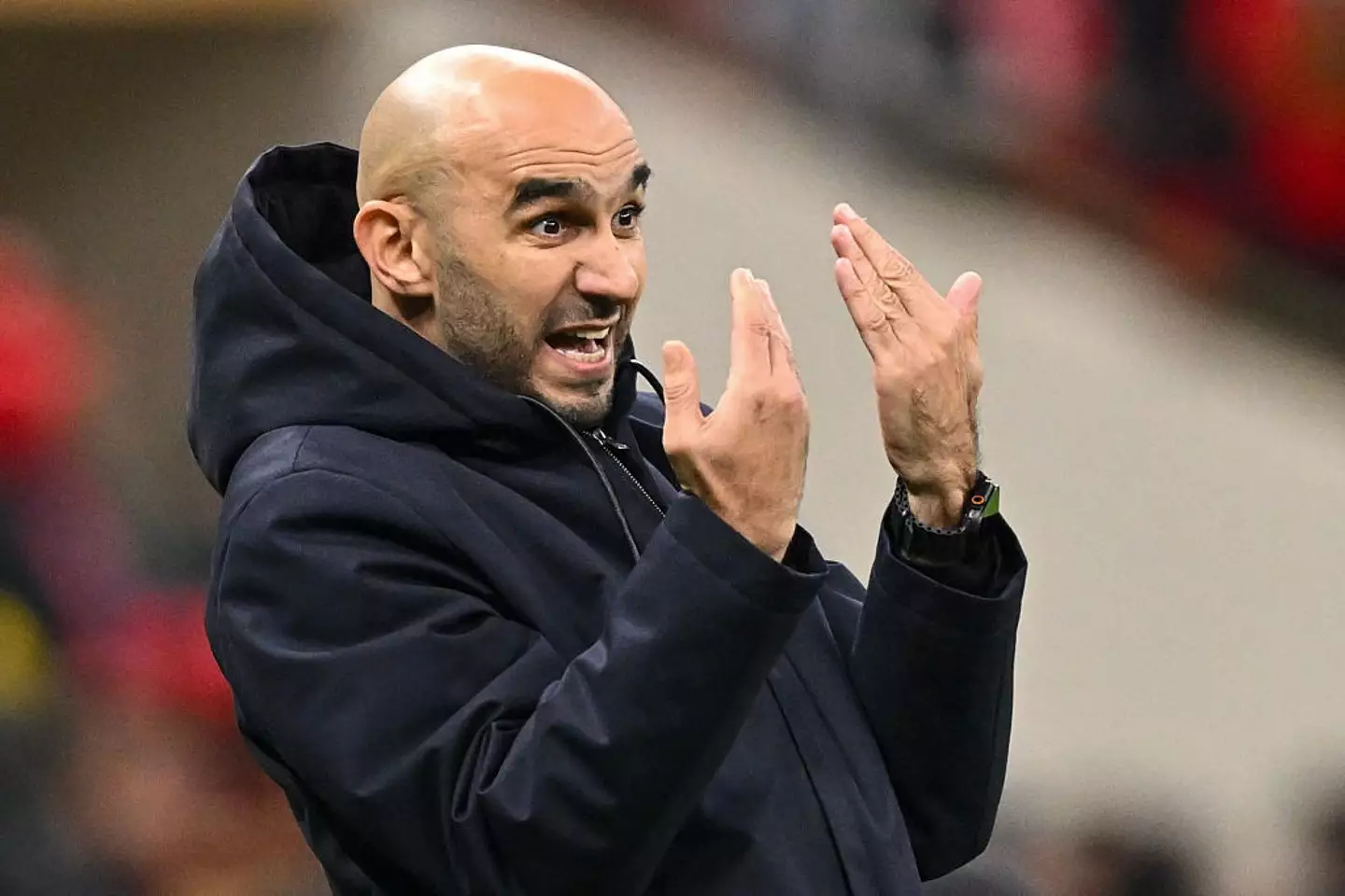 Walid Regragui was left fuming at the Senegal players (Credit:Getty)