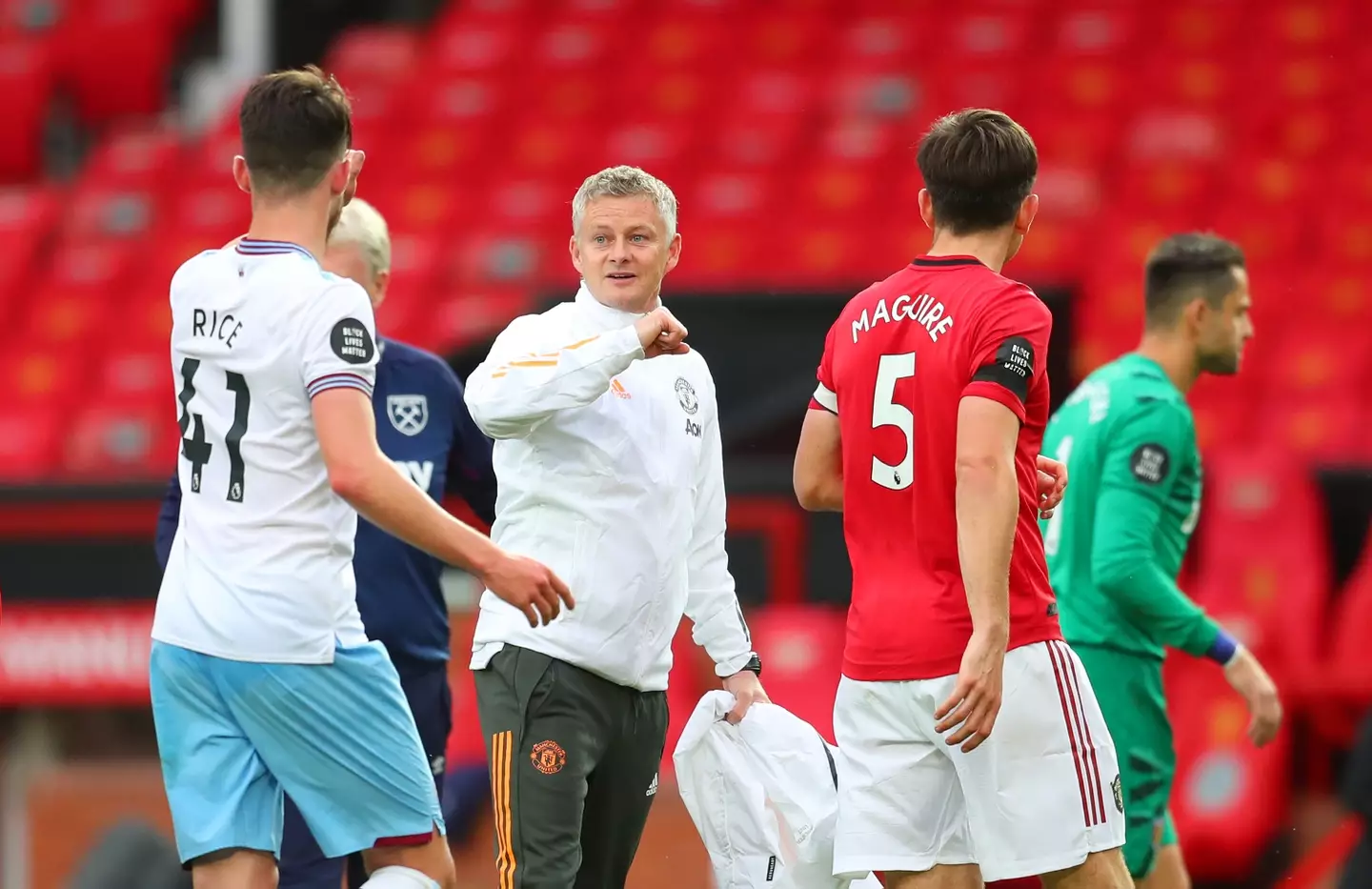 Solskjaer was a big admirer of Rice. Image credit: Getty