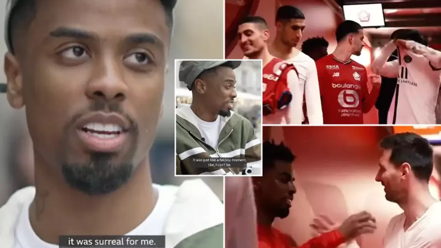 Angel Gomes reveals the 'surreal' moment Lionel Messi asked for his shirt