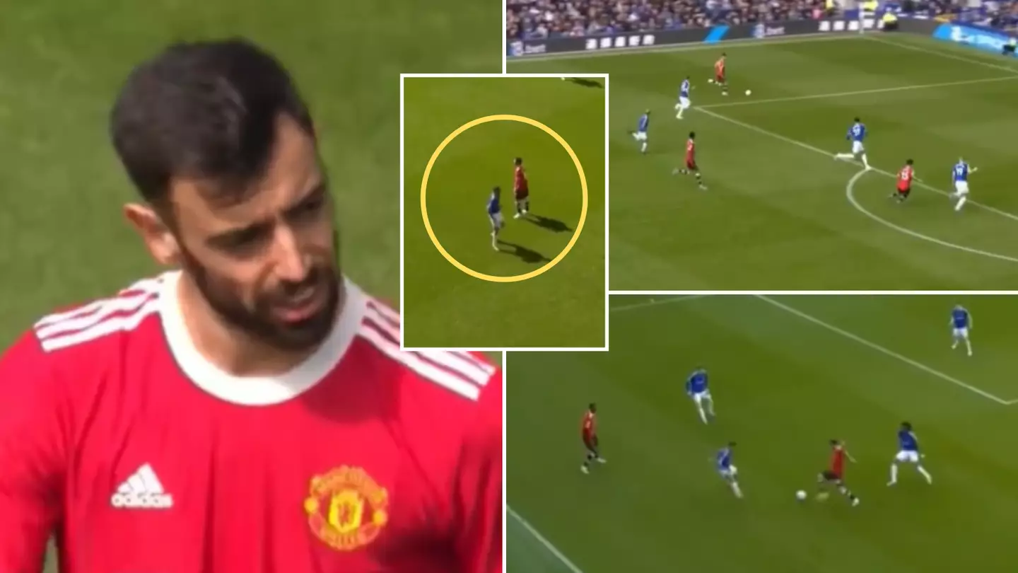 Fan Creates Brutal Video Of Bruno Fernandes' Disasterclass For Man United Against Everton