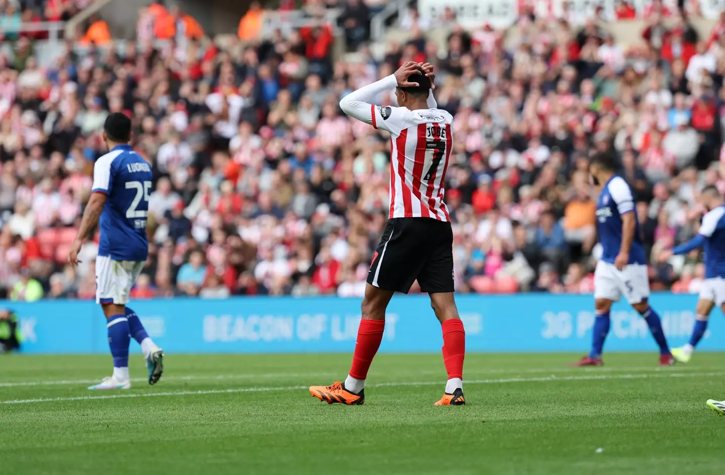 Jobe Bellingham in action for Sunderland. Image: Getty 