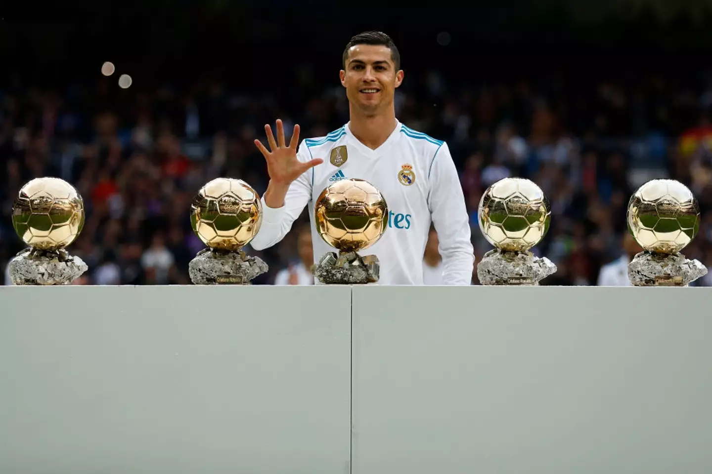 Cristiano Ronaldo has called individual awards irrelevant, despite winning the Ballon d'Or five times. (Image: Getty)