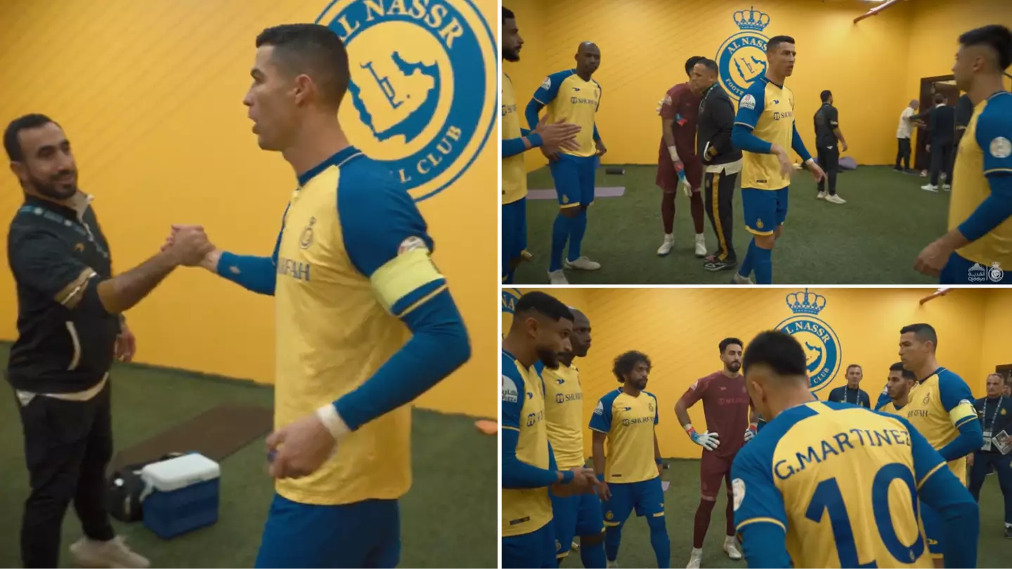 Behind-the-scenes footage from Cristiano Ronaldo's debut shows how much of a leader he is