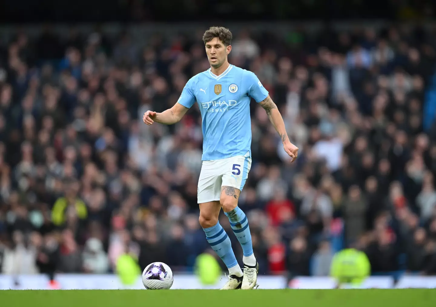 Stones has been among the best performing centre-backs in world football in the past 18 months (Getty)