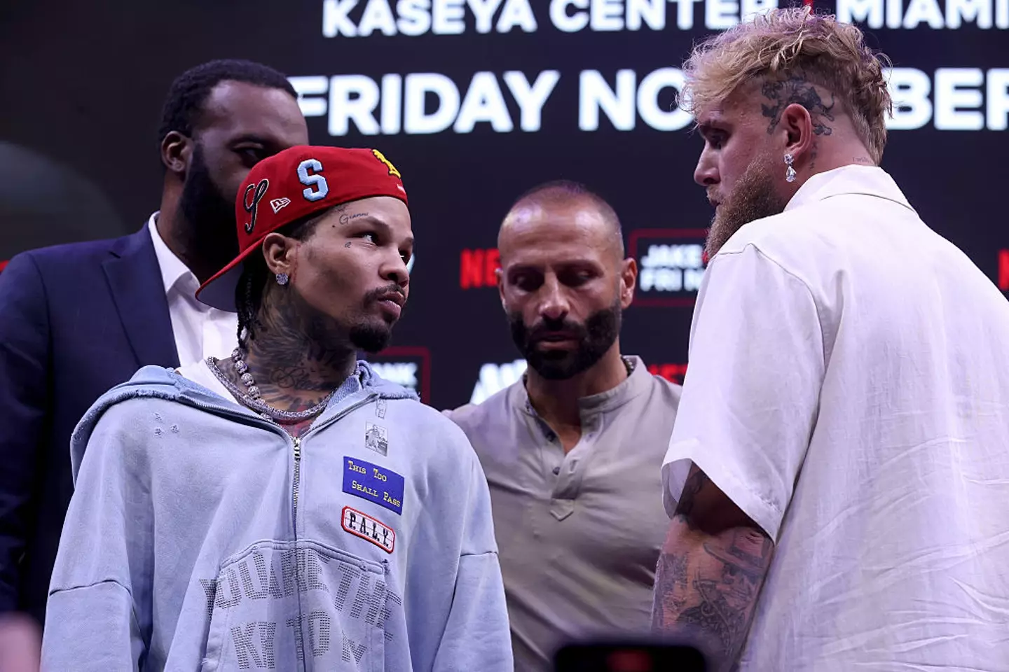 Jake Paul was originally scheduled to fight Gervonta Davis. (Image: Leonardo Fernandez/Getty Images)