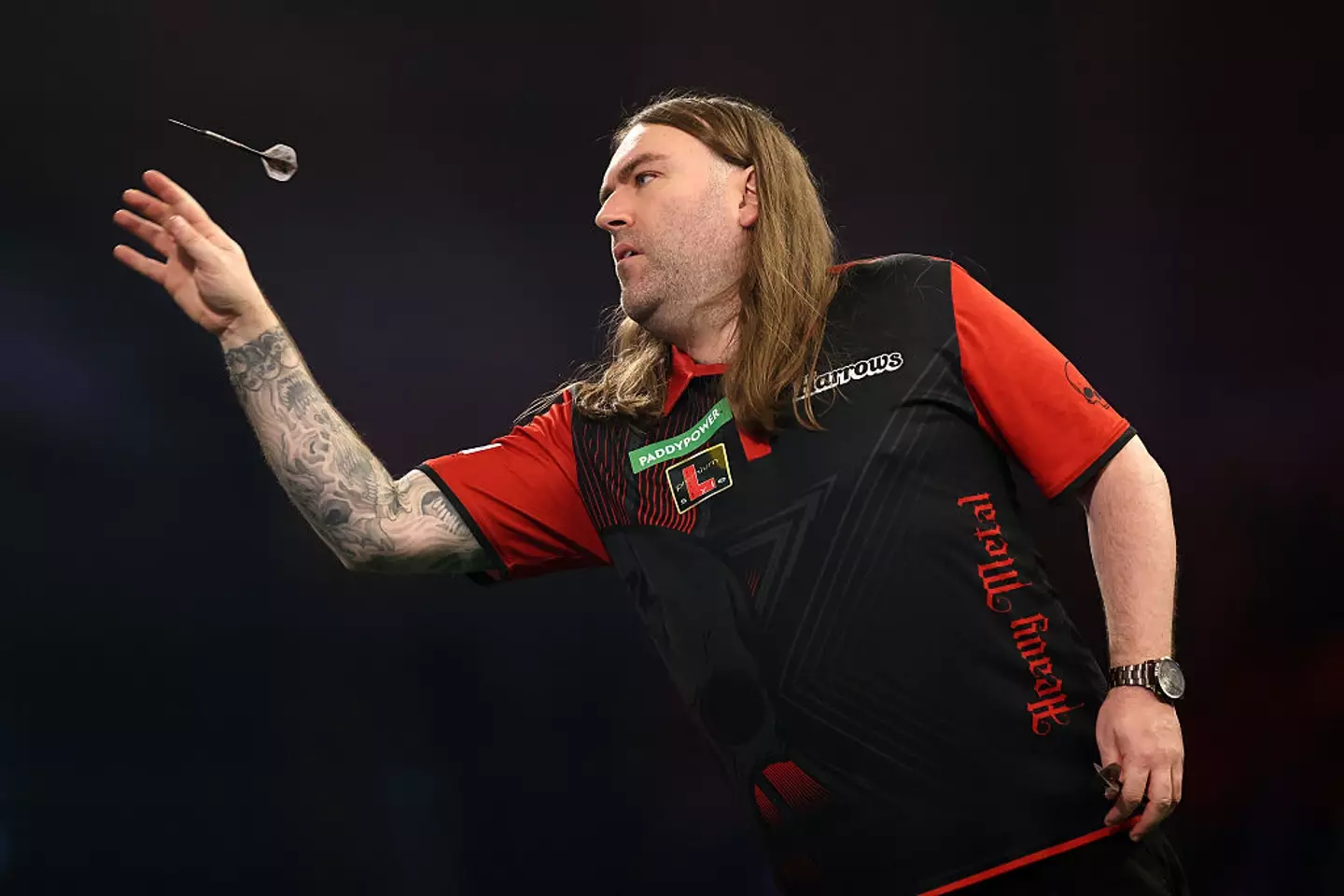 Ryan Searle will face Luke Littler in the final four of the PDC World Darts Championship (Credit:Getty)