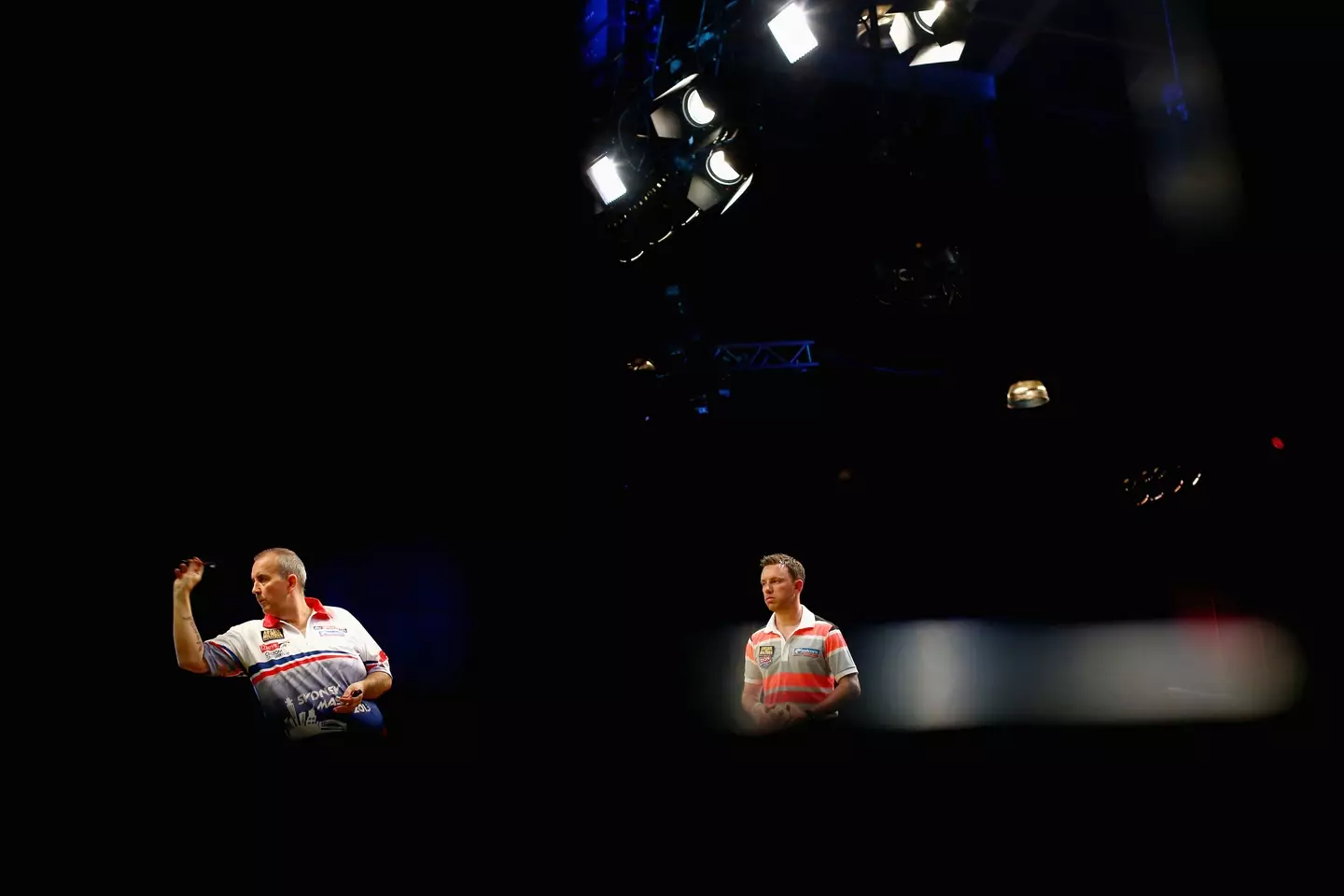 Taylor had issues with Nicholson on the oche. Image: Getty