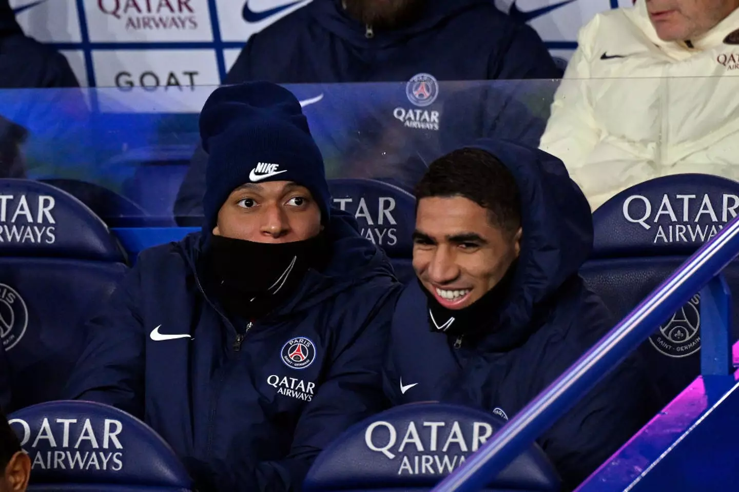 Hakimi and Mbappe
