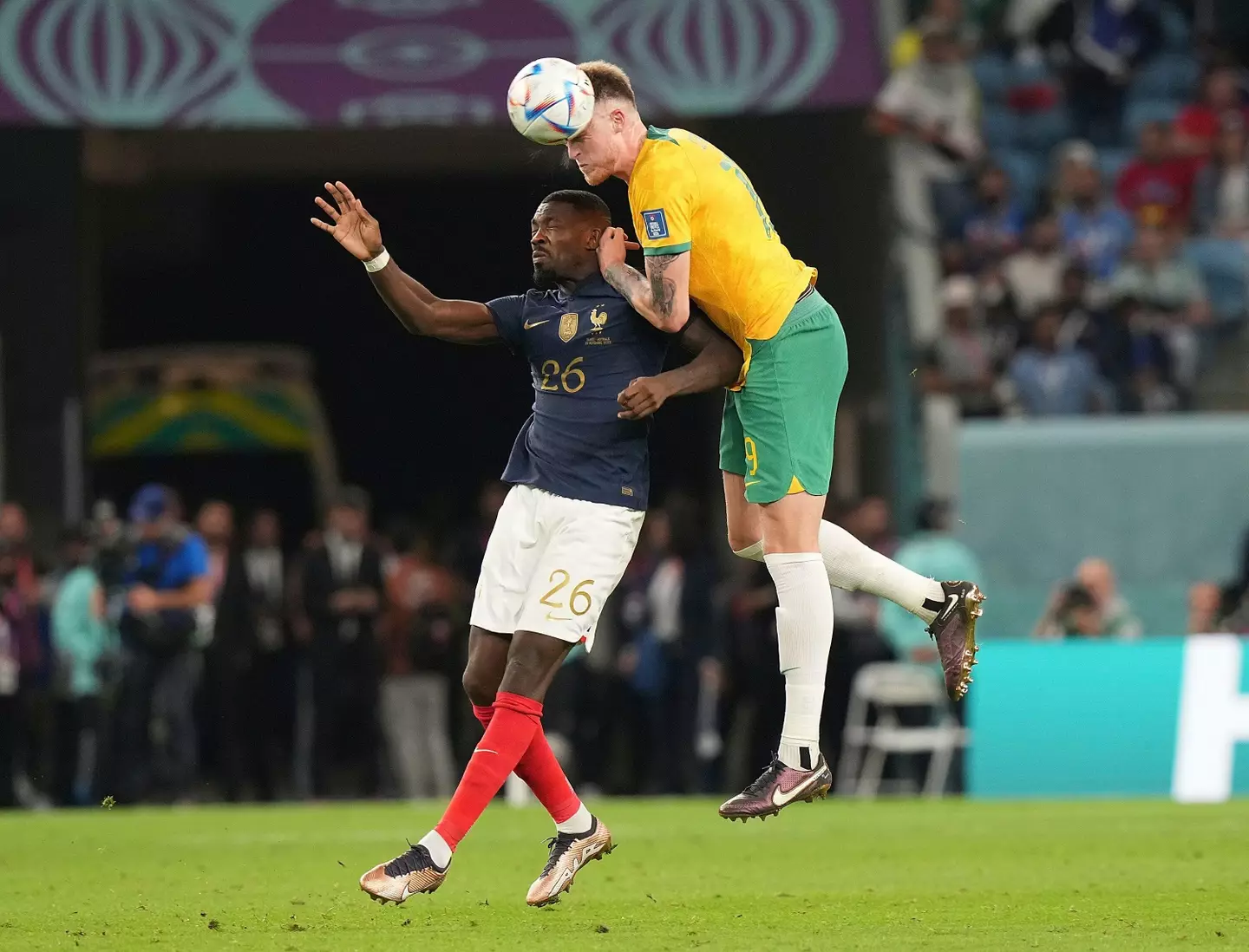 Thuram was a late substitute in France's World Cup opener against Australia (Image: Alamy)