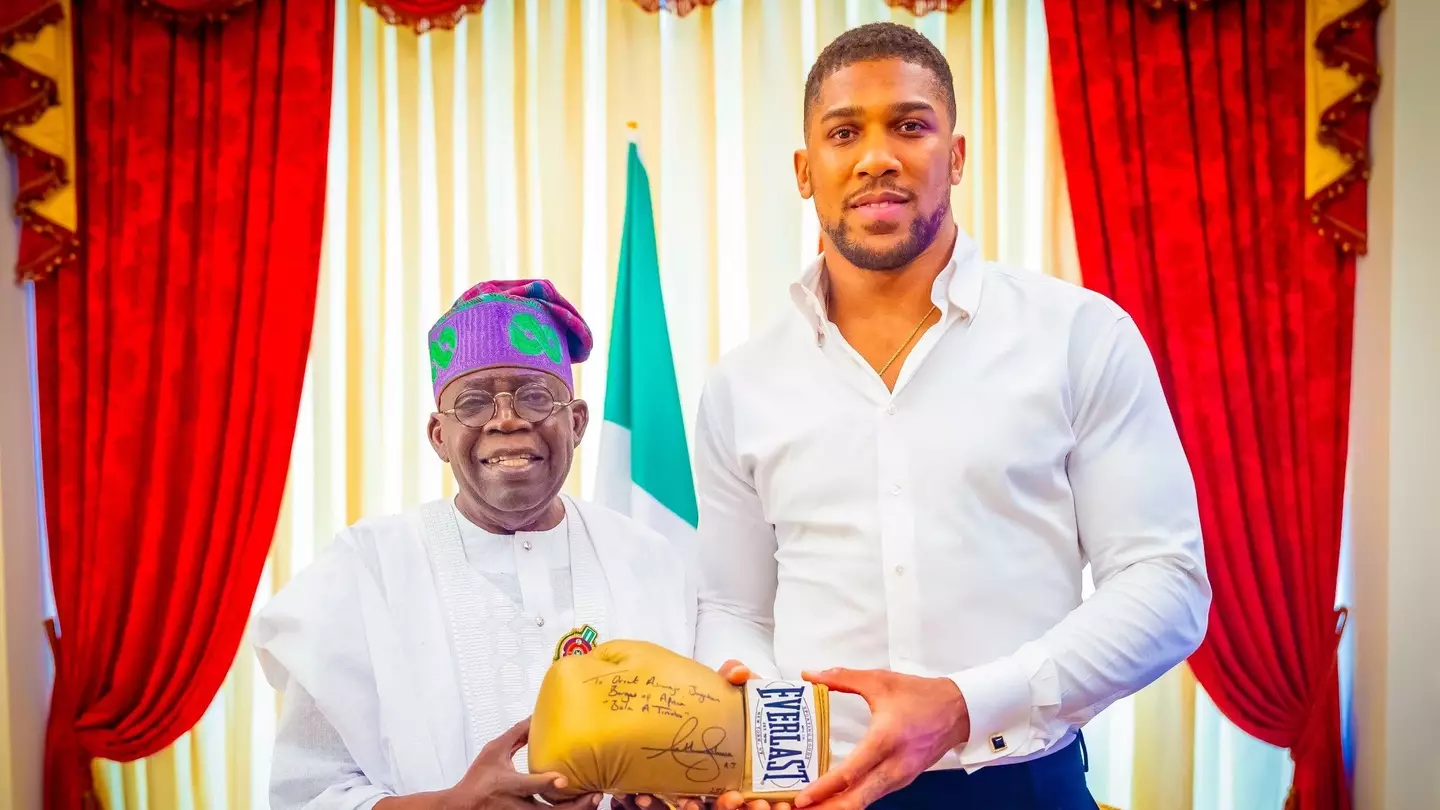 Nigeria's President Reveals What Anthony Joshua Told him After Fatal Car Crash