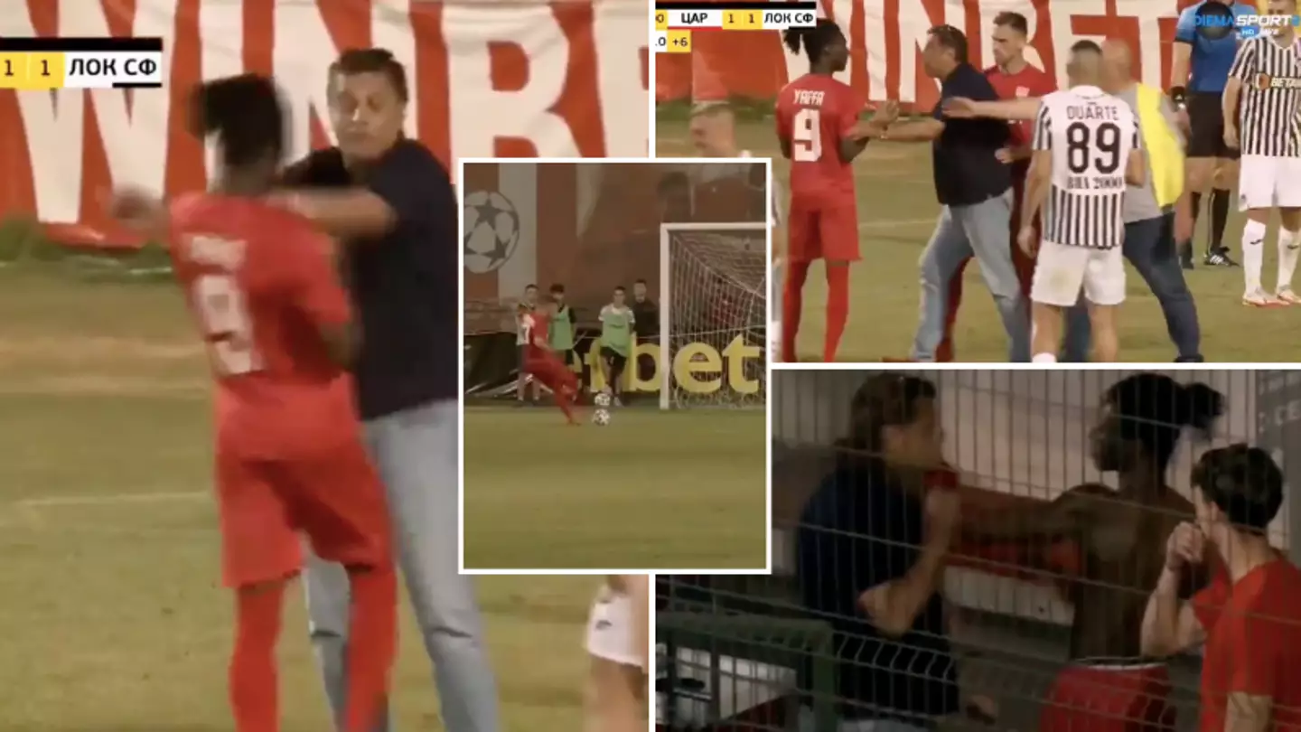 Tsarsko Selo Owner Invades Pitch To Demand Different Player Takes 96th Minute Penalty, He Ends Up Missing