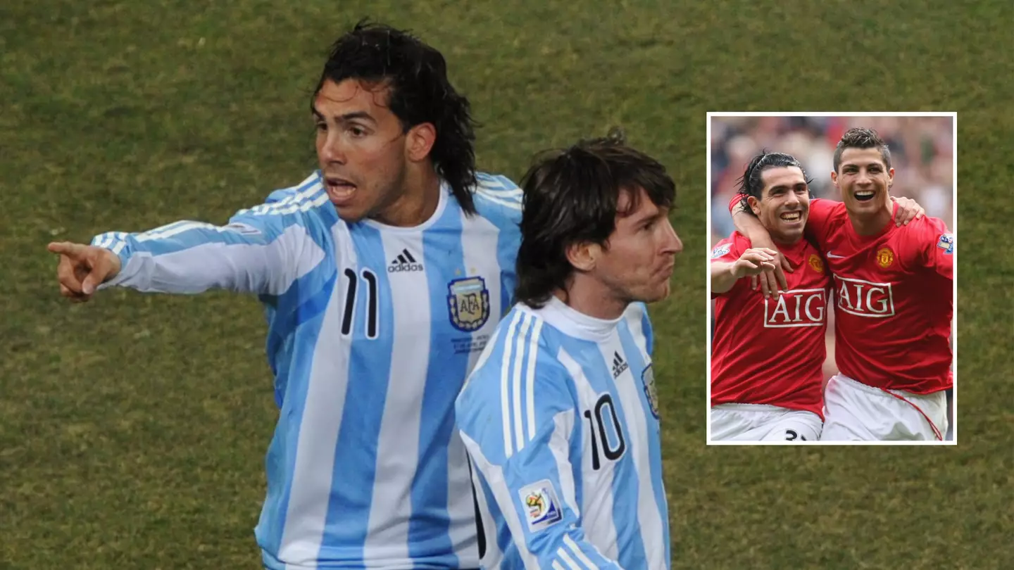 Carlos Tevez snubbed Cristiano Ronaldo and Lionel Messi when naming 'complete player' as his greatest teammate