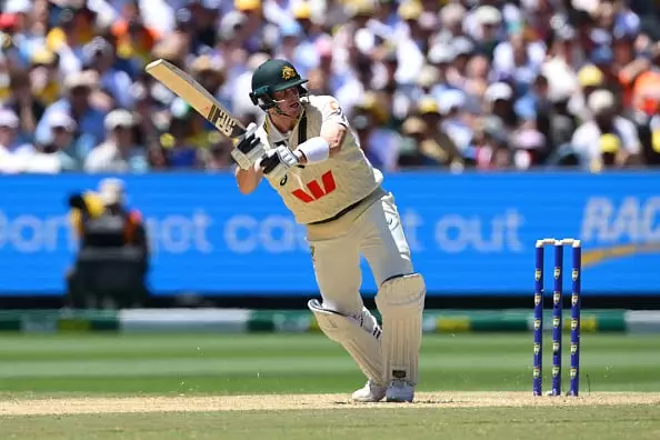 Steve Smith batted for 89 minutes in the second innings but only scored 24 off 39 balls (Image: Getty)