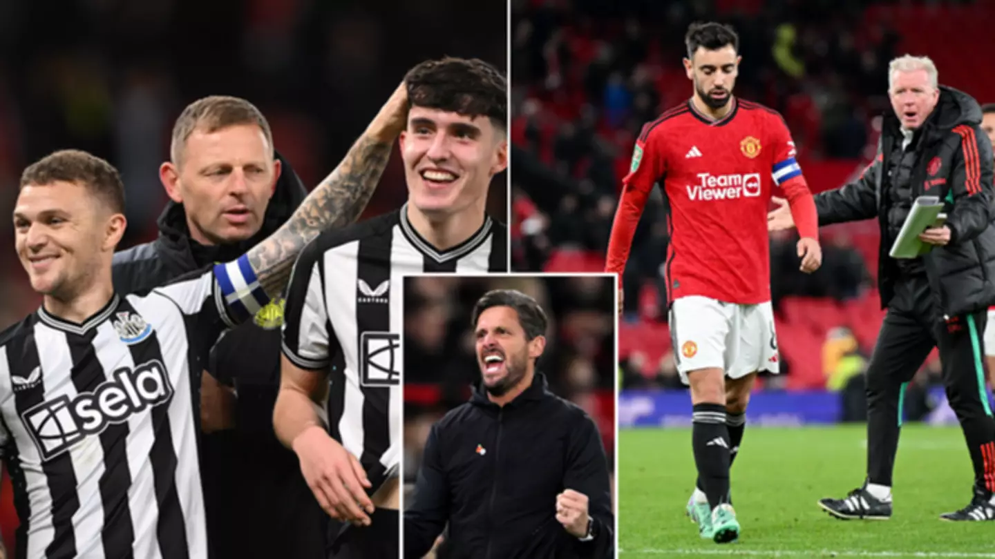 Man United brutally trolled by Newcastle during dismal Carabao Cup defeat