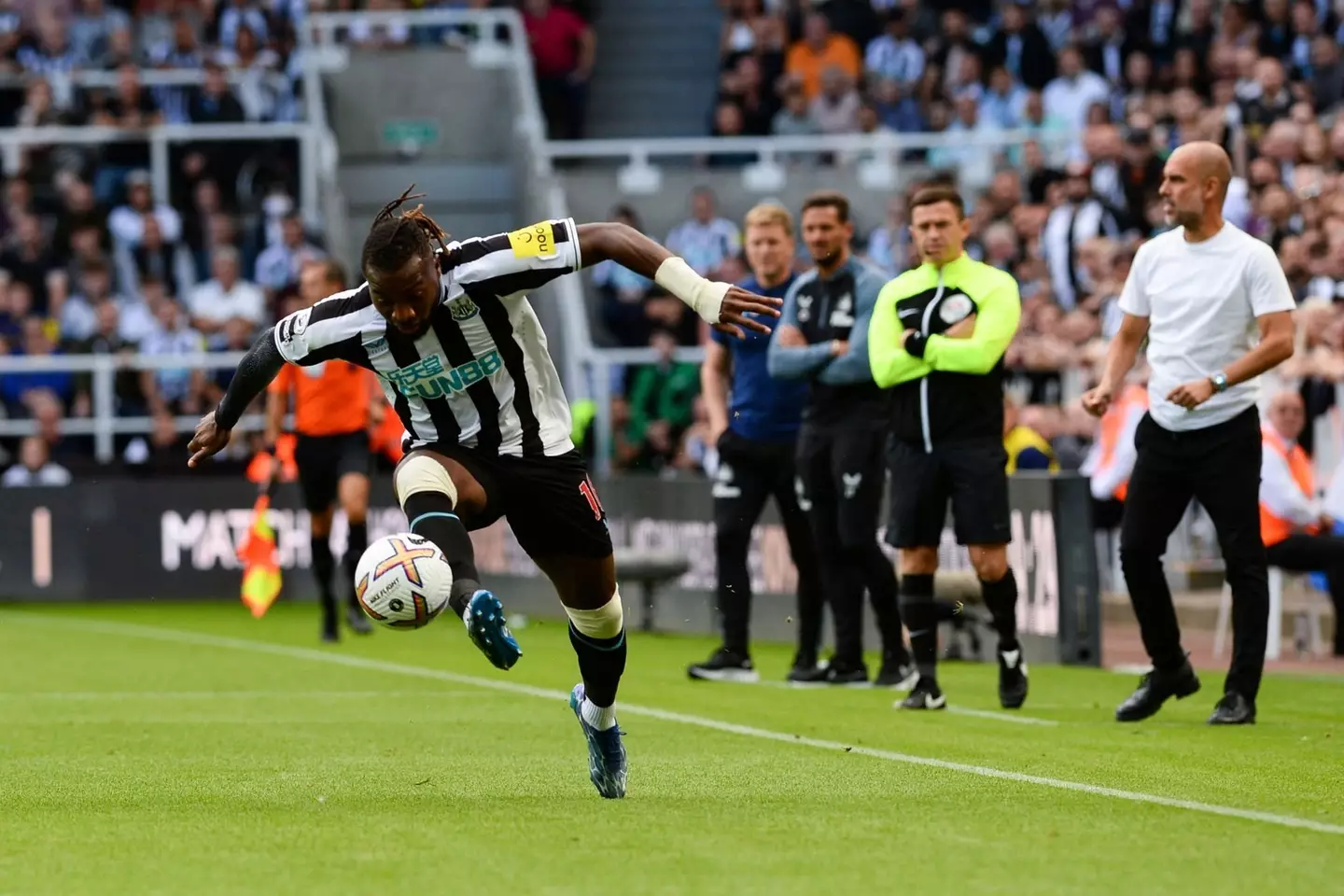 Allan Saint-Maximin in action for Newcastle (Twitter)