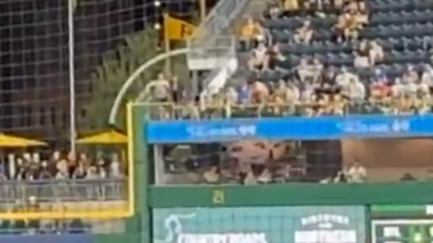 Terrifying moment MLB fan falls from stands during game as players seen praying after horrific incident