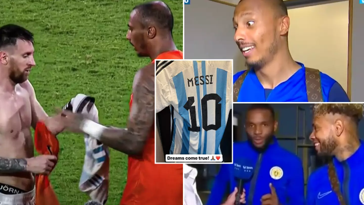 Curacao players begged Lionel Messi to give out 23 shirts - only the goalkeeper got one after conceding hat-trick